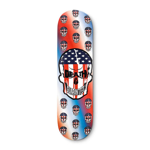 Skateboard Deck: USA Skulls