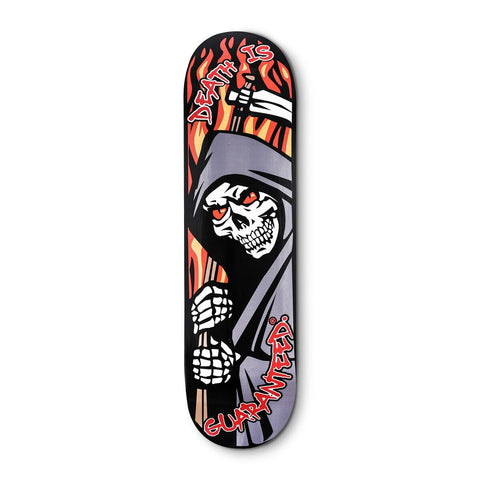 Skateboard Deck: Flaming Grim Reaper