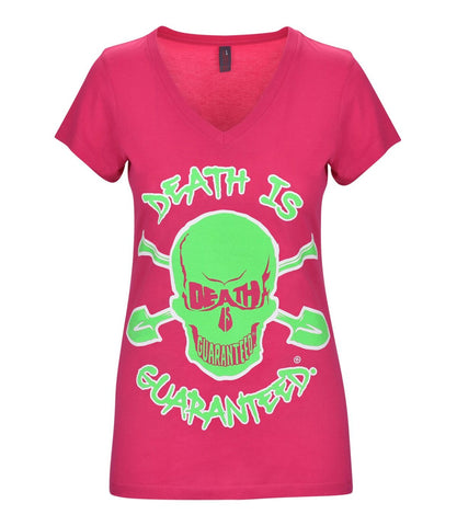 Women's T-Shirt - Green Skull